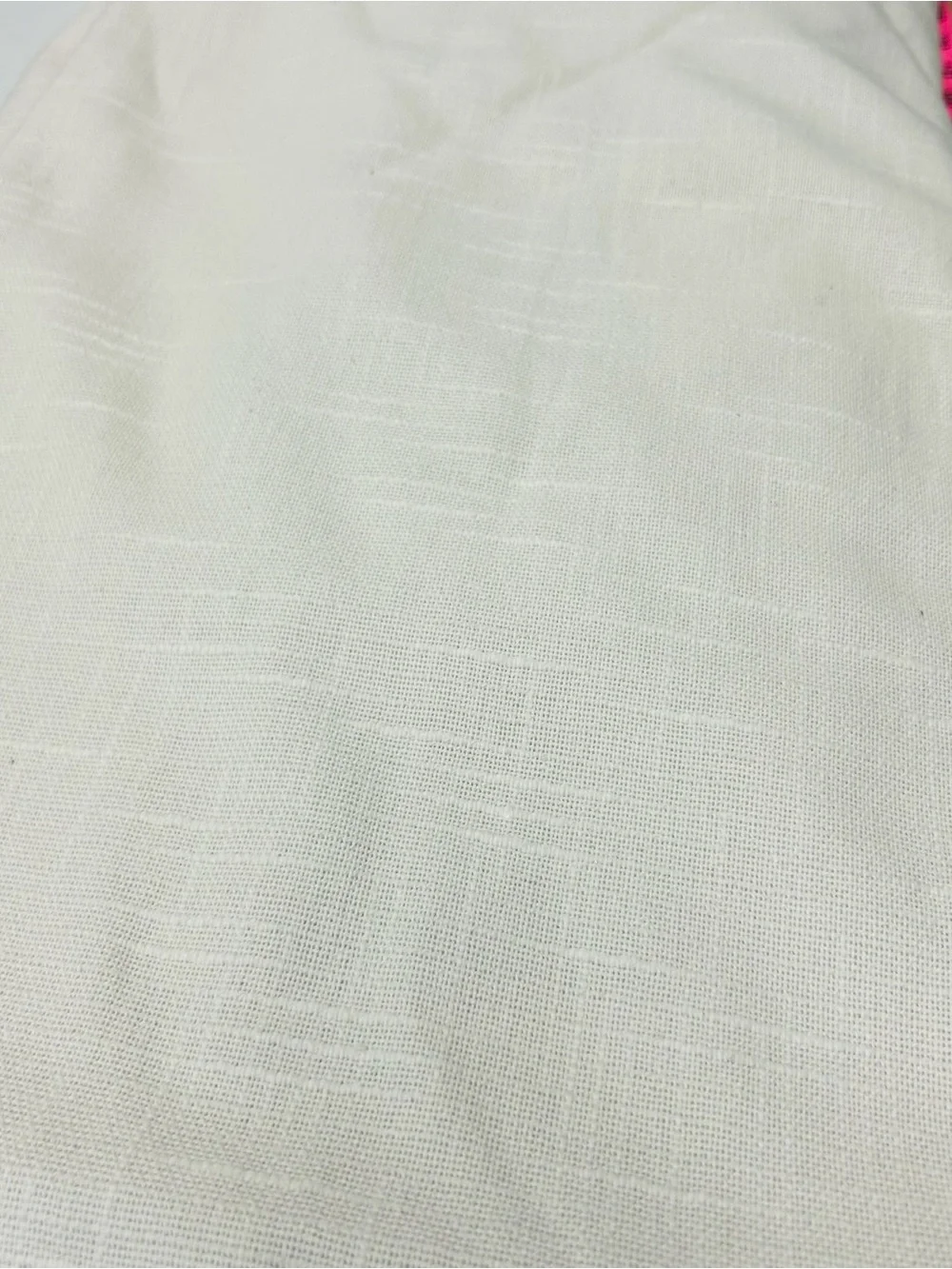 NWT QUINCE Set Of 2 48x96 Cotton Slub Room Darkening Curtains Natural 0122